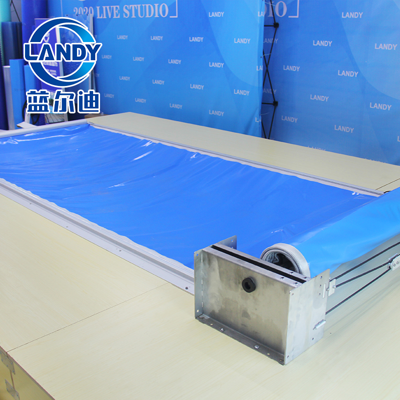 Coberta de piscina automàtica de PVC (2)